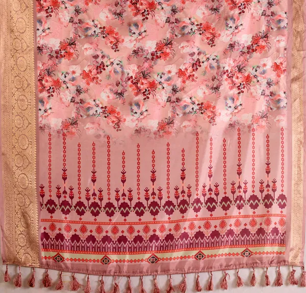 Multicolor_Lichi_Silk_Premium_&_Elegant_Saree_With_Unstiched_Blouse_For_Women
