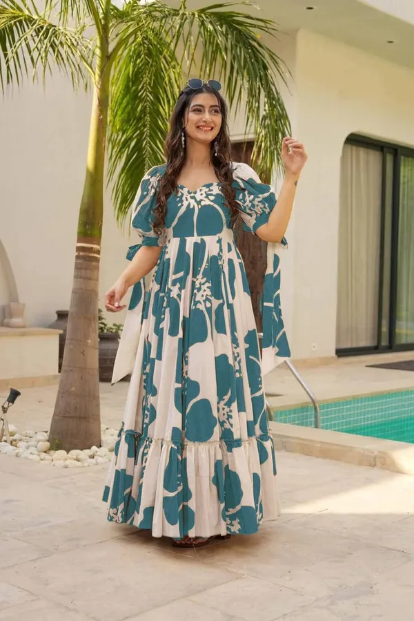7_Colors_Women's_Rama_Floral_Print_Cotton_Maxi_Dress_|_Puff_Sleeve_Vacation_&_Party_Dress_(S-5XL)