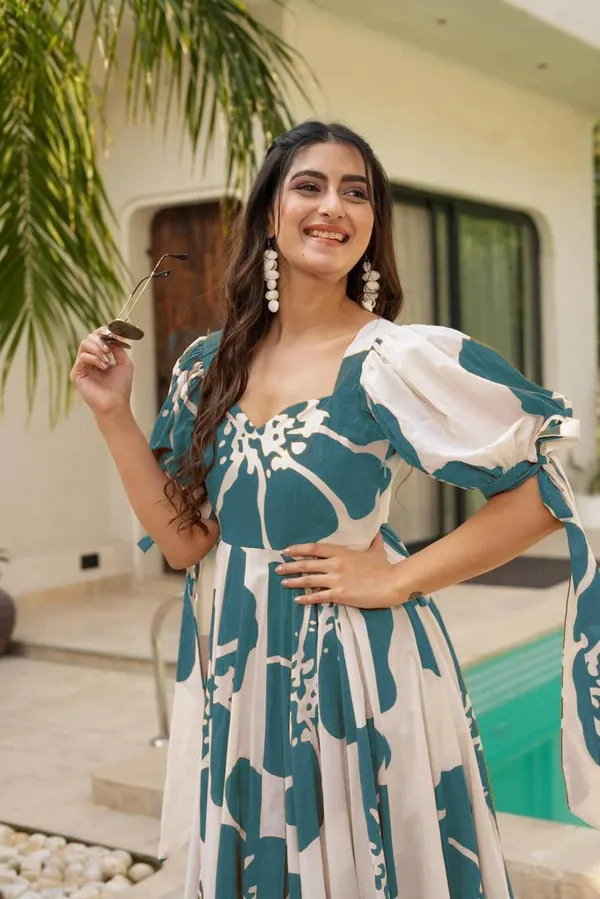 7_Colors_Women's_Rama_Floral_Print_Cotton_Maxi_Dress_|_Puff_Sleeve_Vacation_&_Party_Dress_(S-5XL)