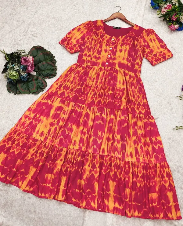 Orange_Premium_Bright_Breeze_Midi_Dress_For_Women