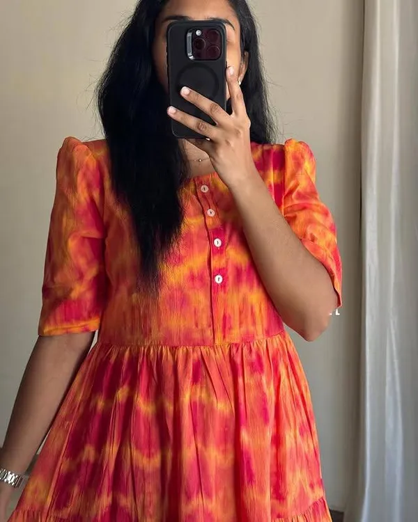 Orange_Premium_Bright_Breeze_Midi_Dress_For_Women