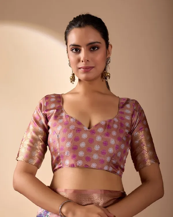 Multicolor_Lichi_Silk_Premium_&_Elegant_Saree_With_Unstiched_Blouse_For_Women