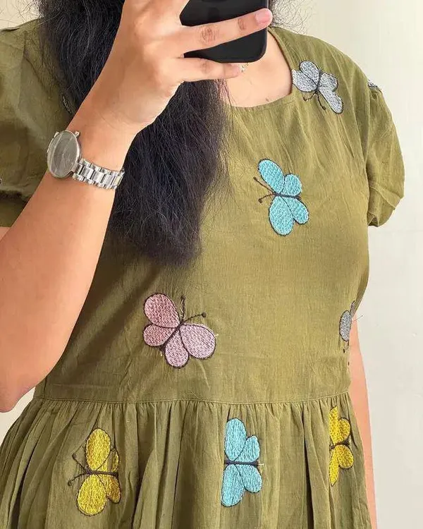 Mehndi_Butterfly_Printed_Maxi_Dress_For_Women