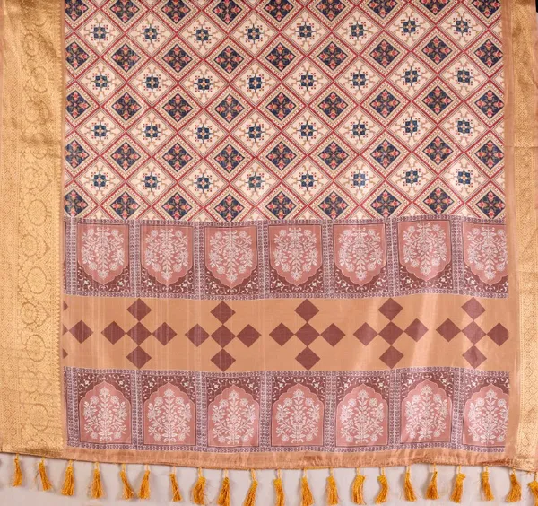 Multicolor_Lichi_Silk_Premium_&_Elegant_Saree_With_Unstiched_Blouse_For_Women