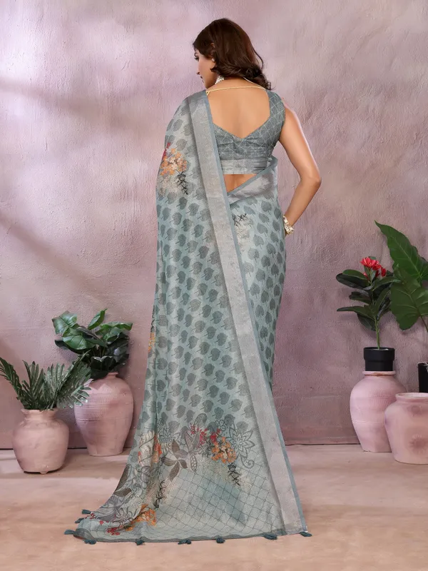 Multicolor_Linen_Shimmer_Premium_&_Elegant_Saree_With_Unstiched_Blouse_For_Women