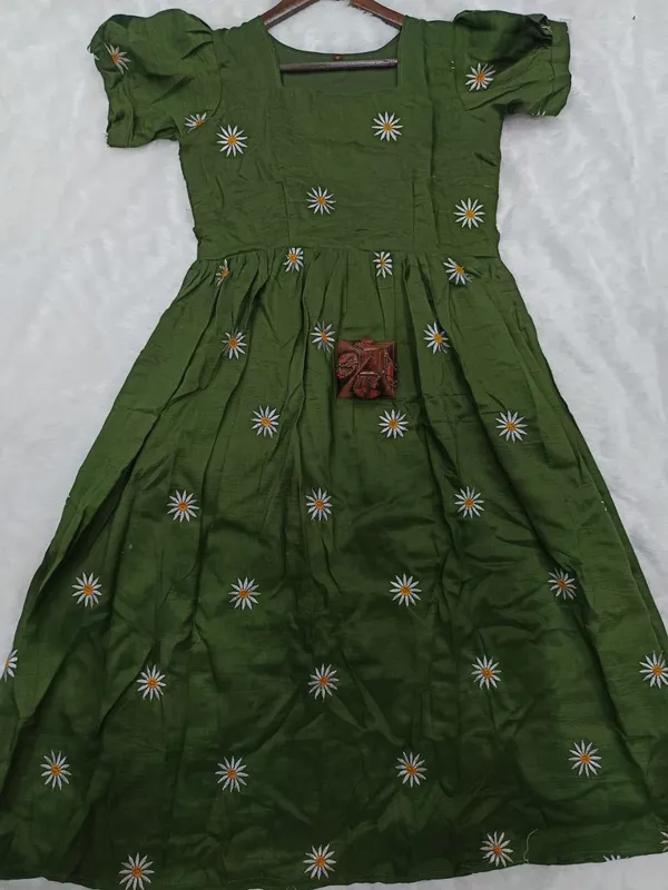 Green_Sunflower_Maxi_Dress_For_Women
