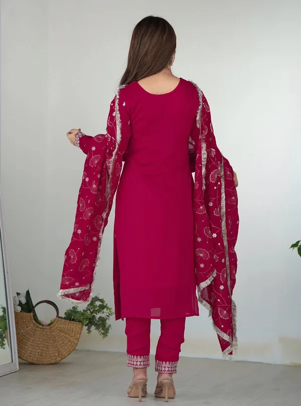 Red_Premium_Kurta_Pent_Dupatta_Set_For_Women