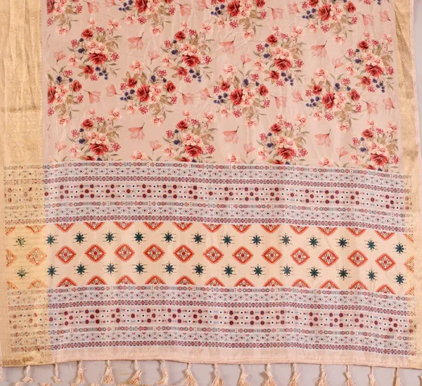 Multicolor_Lichi_Silk_Premium_&_Elegant_Saree_With_Unstiched_Blouse_For_Women