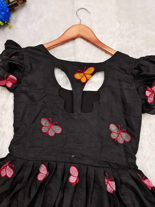 Black_Butterfly_Printed_Long_Dress_|_Trendy_Summer_Wear_Maxi_Dress_For_Women