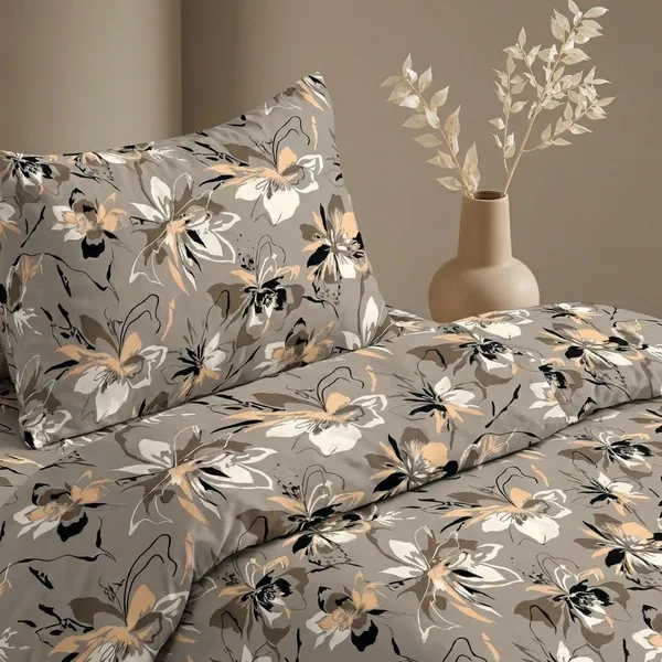 Brown_Floral_Printed_Bedding_Set_And_Pillow_Covers