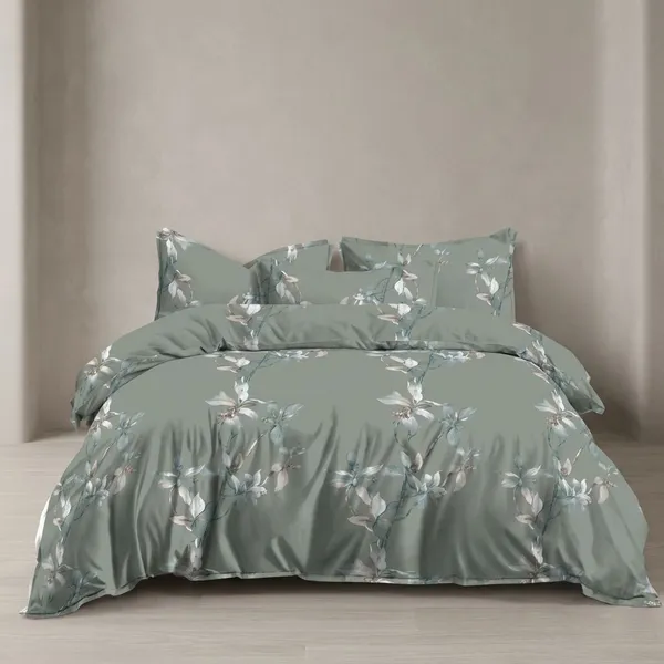 Floral_Printed_Bedding_Set_And_Pillow_Covers_|_Grey