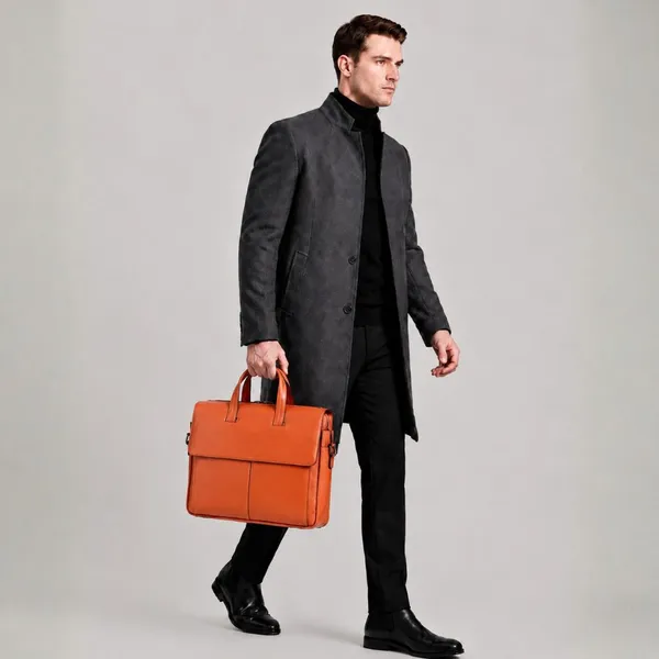 Calvadoss_Textured_Tan_Leather_Laptop_Bag