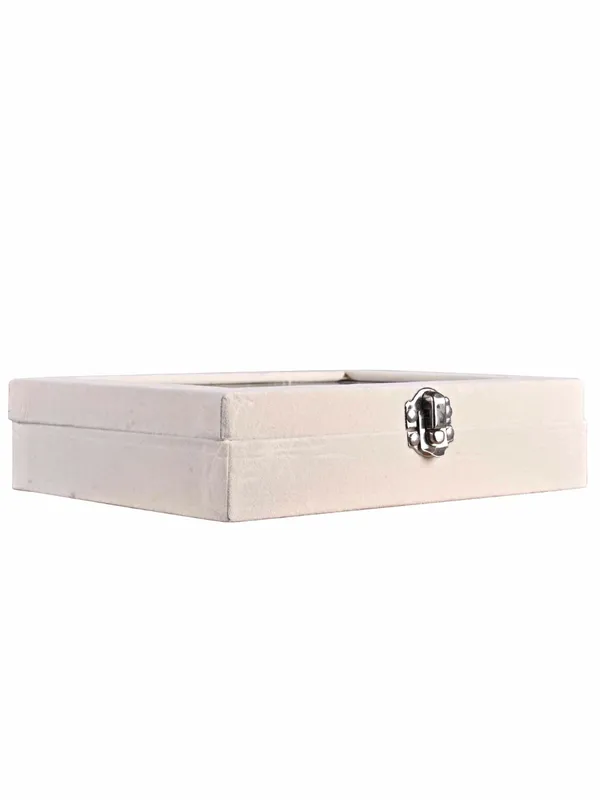 Calvadoss_Premium_White_Suede_Jewellery_Box