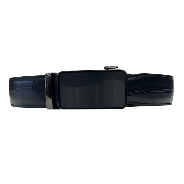 Calvadoss_Fashion_Black_Autolock_Rachet_Croco_Belt_For_Men