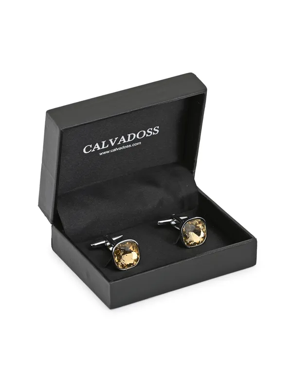 Beige_Diamond_Shaped_Cufflinks