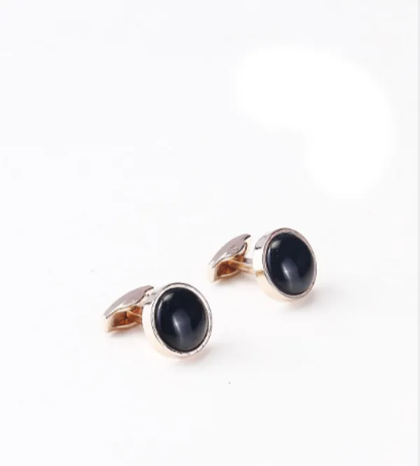Rose_Gold-Plated_Round_Cufflink