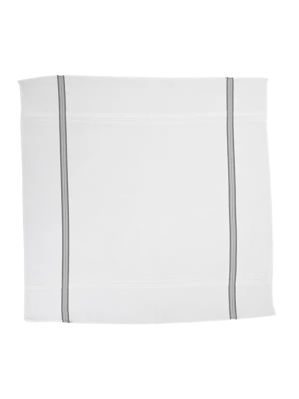 White_Set_Of_6_Solid_Premium_Handkerchiefs_For_Unisex