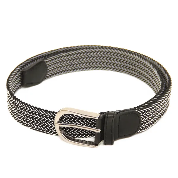 Black_Braided_Stretchable_Belt_For_Unisex