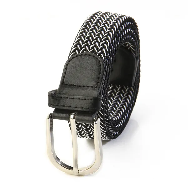 Black_Braided_Stretchable_Belt_For_Unisex