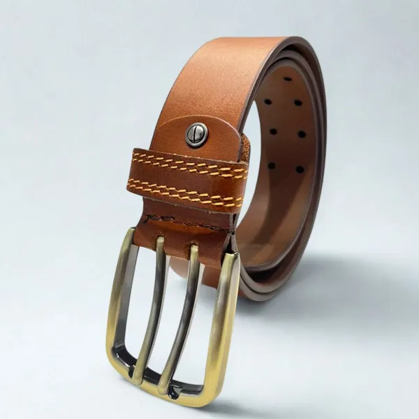 Calvadoss_Premiun_Genuine_Leather_Tan_Belt
