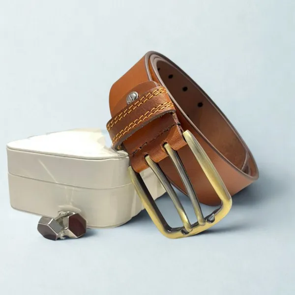 Calvadoss_Premiun_Genuine_Leather_Tan_Belt