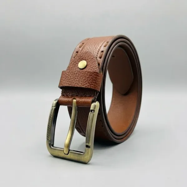 Calvadoss_Premiun_Genuine_Leather_Tan_Belt