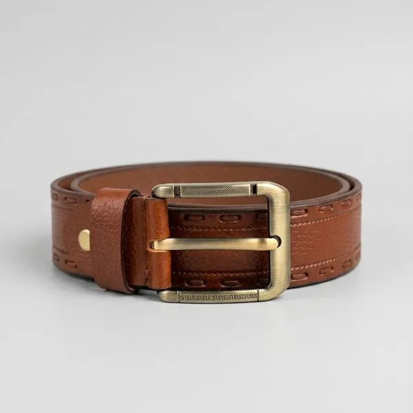 Calvadoss_Premiun_Genuine_Leather_Tan_Belt