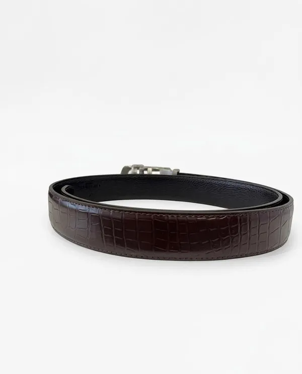 Brown_Croco_Vegan_Leather_Autolock_Rachet_Belt_for_Men