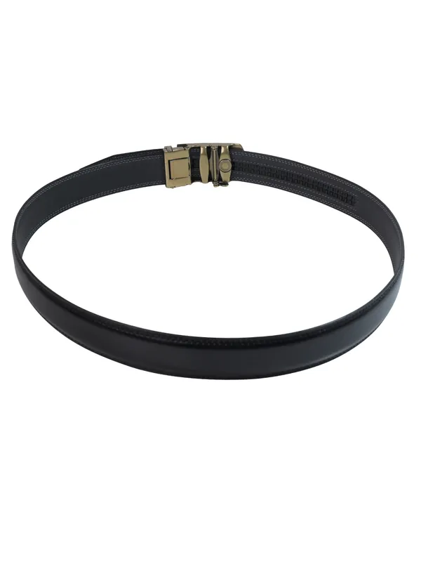 Black_Vegan_Leather__Autolock_Ratchet_Belt_For_Men