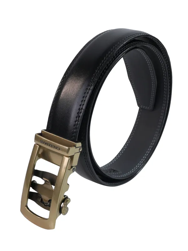 Black_Vegan_Leather__Autolock_Ratchet_Belt_For_Men