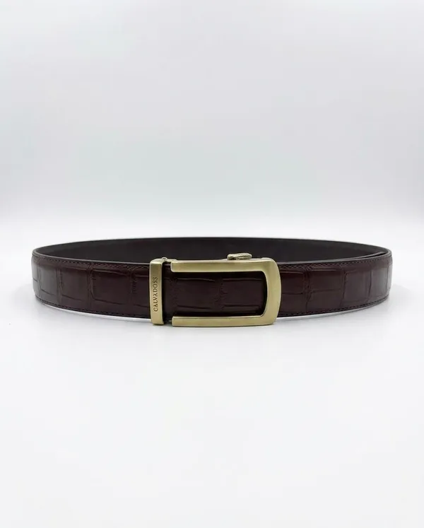 Brown_Croco_Vegan_Leather_Autolock_Rachet_Belt_for_Men