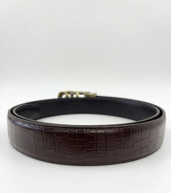 Brown_Croco_Vegan_Leather_Autolock_Rachet_Belt_for_Men
