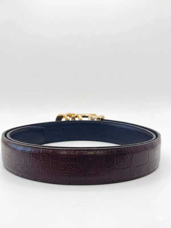Brown_Croco_Vegan_Leather_Autolock_Rachet_Belt_for_Men