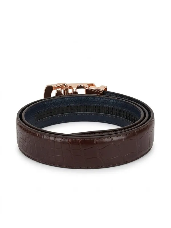 Brown_Croco_Vegan_Leather_Autolock_Rachet_Belt_for_Men