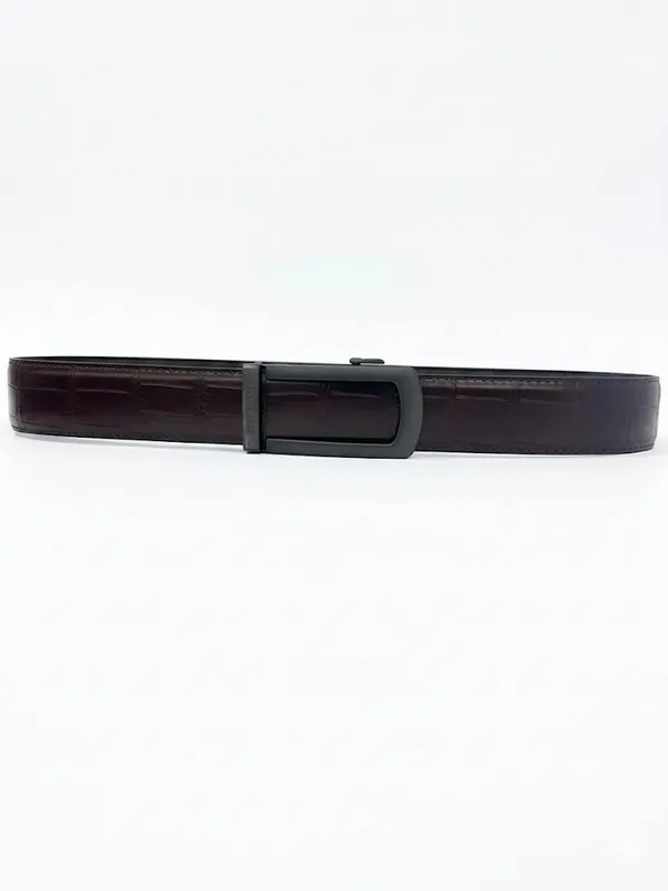 Brown_Croco_Vegan_Leather_Autolock_Rachet_Belt_for_Men