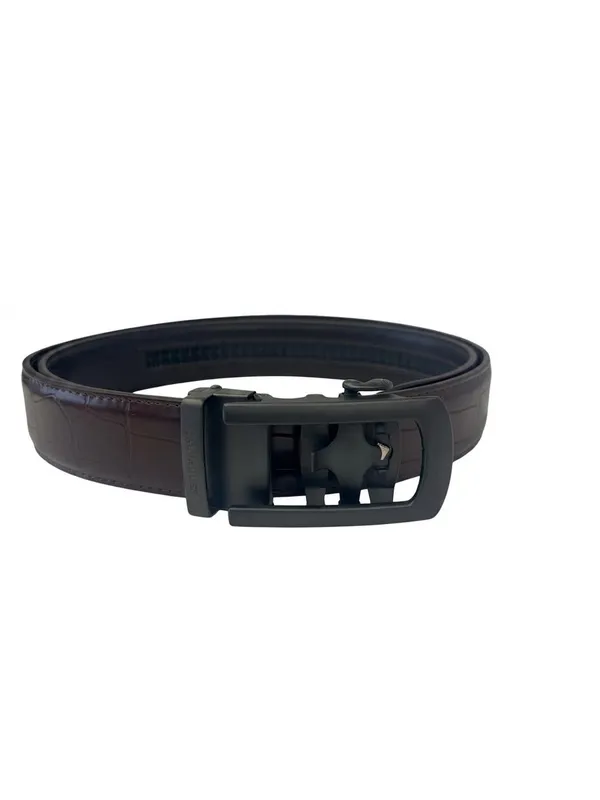 Brown_Croco_Vegan_Leather_Autolock_Rachet_Belt_for_Men