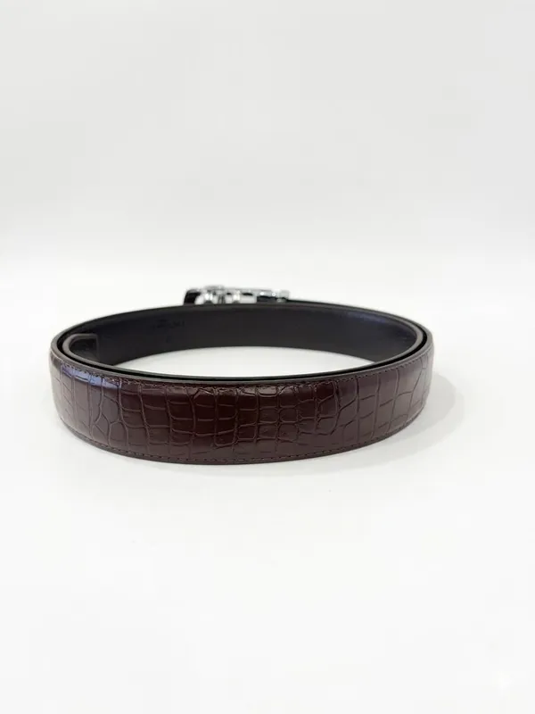 Brown_Croco_Vegan_Leather_Autolock_Rachet_Belt_for_Men