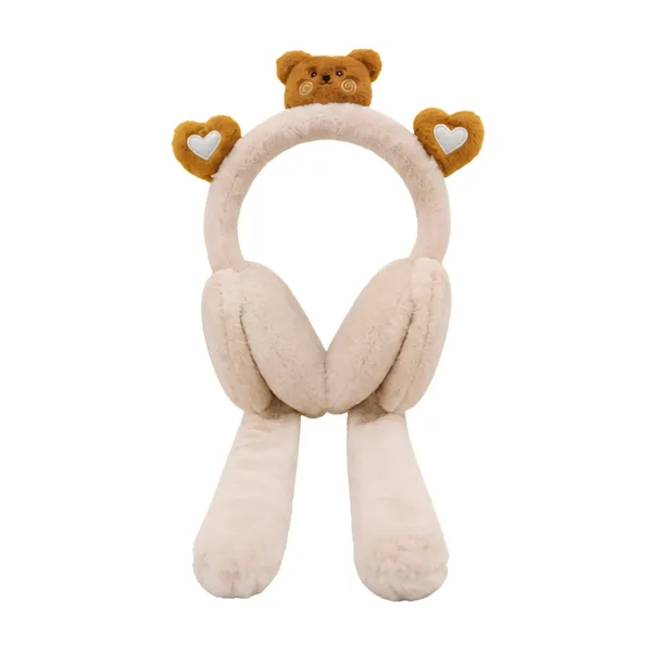 Calvadoss_Beige_Girl's_Ear_Muff