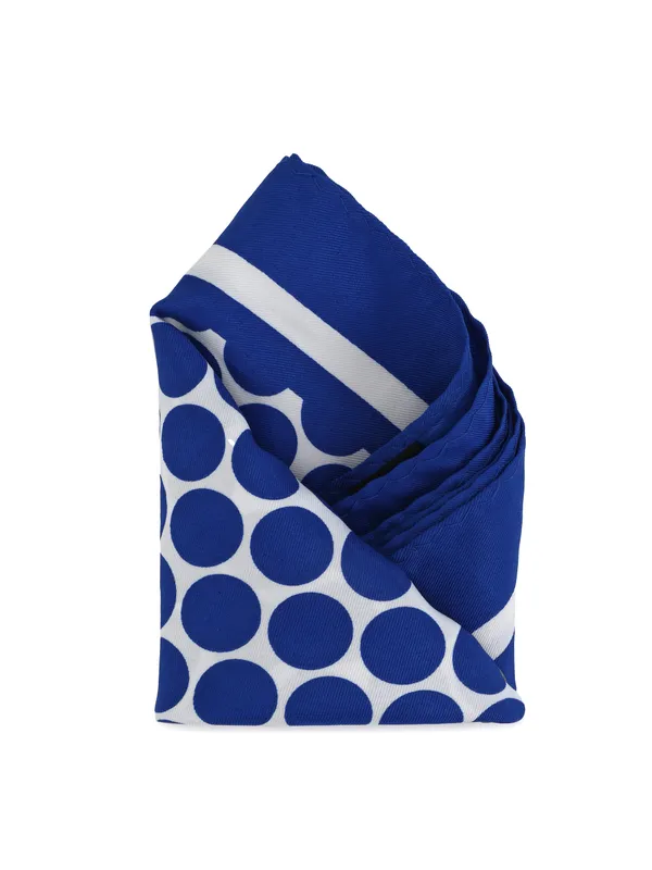 Men_Blue_&_White_Printed_Pocket_Square
