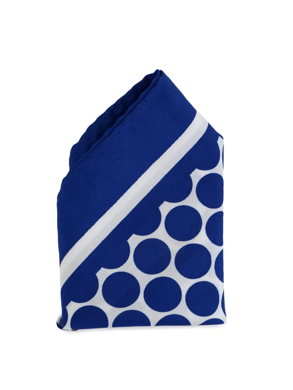 Men_Blue_&_White_Printed_Pocket_Square