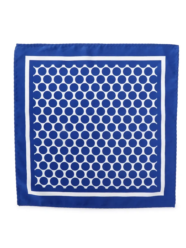 Men_Blue_&_White_Printed_Pocket_Square