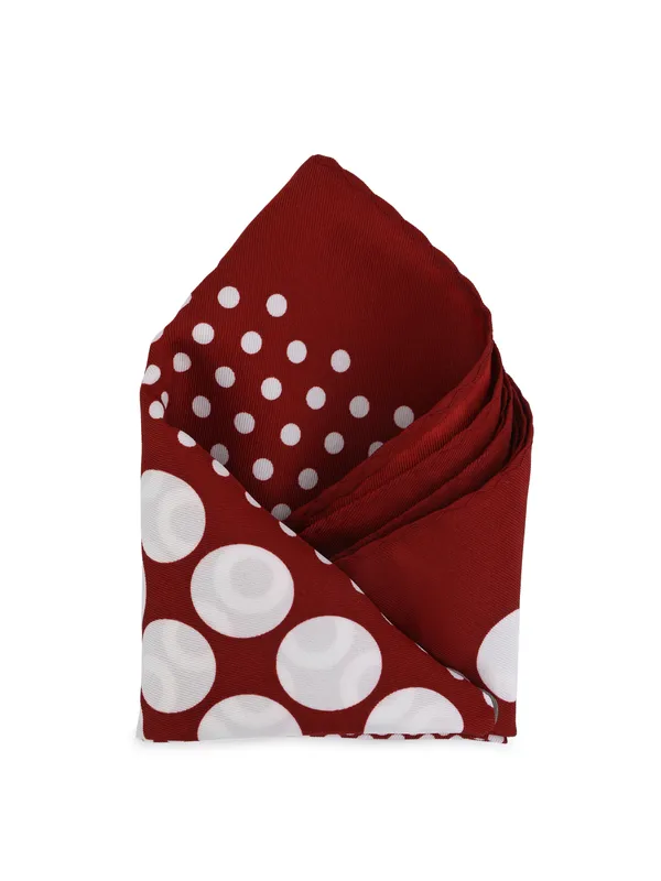 Men_Maroon_&_White_Printed_Pocket_Square