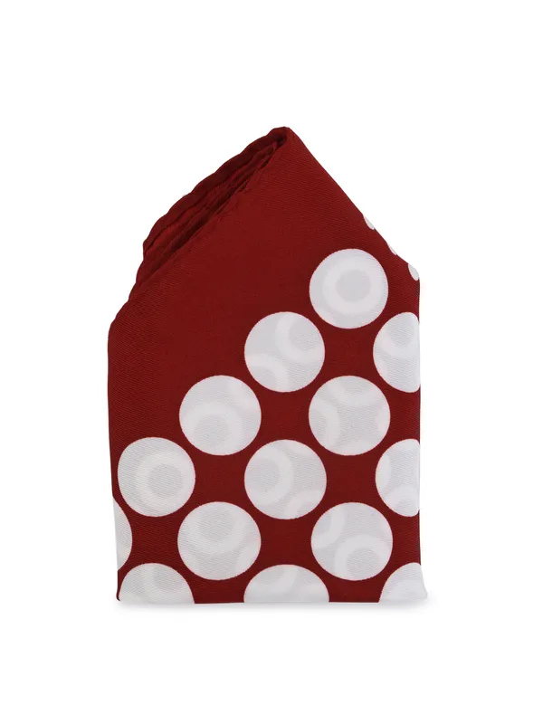 Men_Maroon_&_White_Printed_Pocket_Square