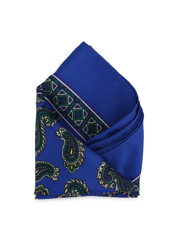 Men_Blue_&_Green_Printed_Pocket_Square