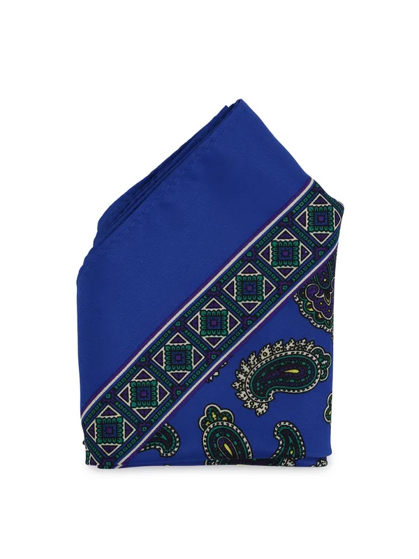 Men_Blue_&_Green_Printed_Pocket_Square