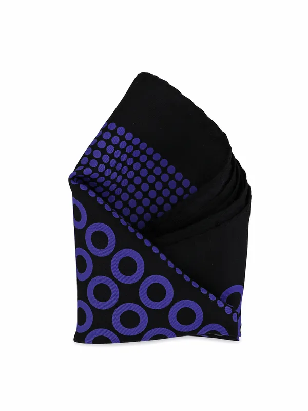 Men_Blue_&_Black_Printed_Pocket_Square