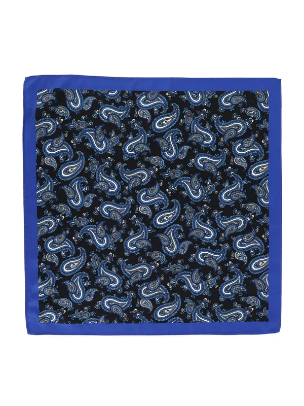 Men_Black_&_Blue_Printed_Pocket_Square