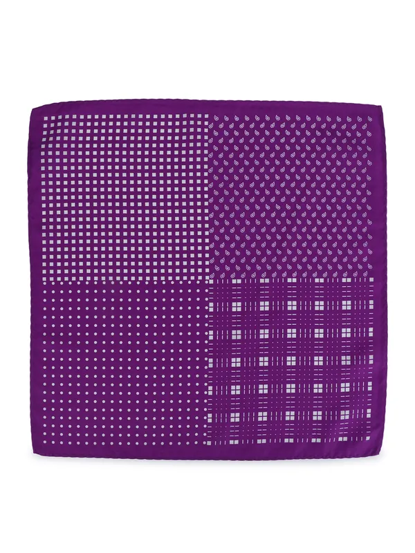 Men_Purple_&_White_Printed_Pocket_Square