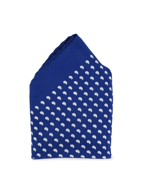 Men_Blue_&_White_Printed_Pocket_Square