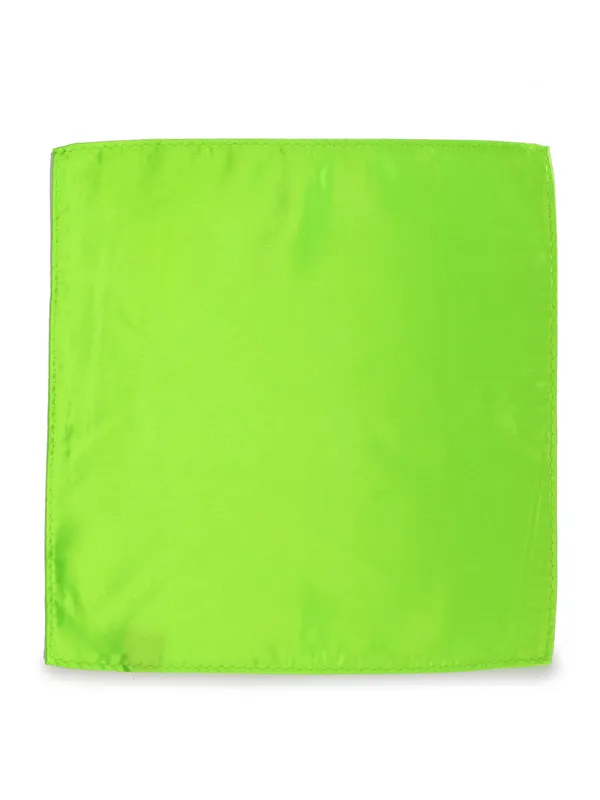 Men_Lime_Green_Solid_Pocket_Square